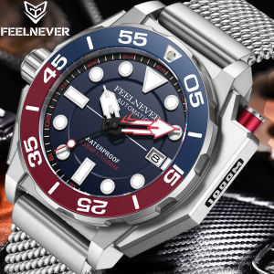 FeelNever New Top brand Men Luxury Watch 1000m Waterproof BGW9 Super luminous relogios masculinos Automatic Mechanical Watches