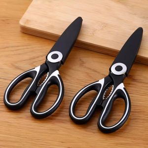 กรรไกรสแตนเลสแข็งแรงสำหรับใช้ในครัวเรือน กรรไกรตัดกระดูกไก่คม กรรไกรครัวอเนกประสงค์