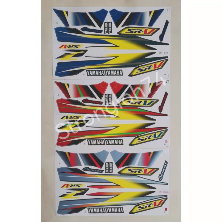 YAMAHA SRV (1) BODY STICKER | Lazada