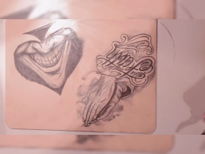 2 ชิ้น/5 ชิ้น การฝึกสักผิวแผ่นผิวเปล่า 15x20 ซม. ซิลิโคนสองด้านขนาดใหญ่ผิวปลอมสักแต่งหน้าถาวรหลายขนาด