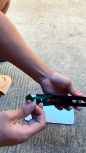 Frame Plat Nomor motor Model JDM Api Viral PNP disemua motor ( Plat + Frame + Dudukan + Baut) GPC 01