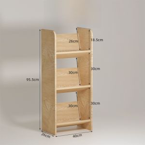 ชั้นวางหนังสือพิมพ์แบบตั้งได้หลายชั้นสำหรับห้องเรียนของเด็กเล็ก ชั้นวางของแบบติดผนัง ชั้นวางของแบบเรียบง่าย ชั้นวางของสำหรับหนังสือ