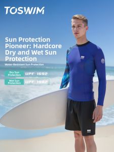 toswim | Long Sleeve Long Pants Mens Swimming Suit Float Diving Wetsuit