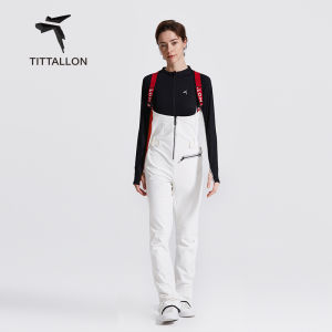 Fashionable Windproof Waterproof Ski Pants Tittallon Womens Slim Fit Overalls Adjustable Waist Support Snow Design