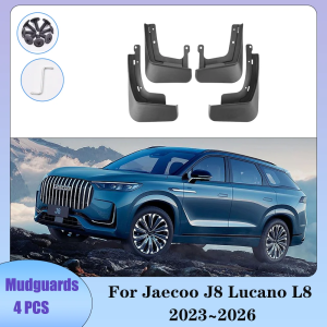 For Jaecoo J8 Lucano L8 2023~2026 2024 2025 Car Wheel Mudquard Flaps Mud Skin Cover Guards Fenders Splash Parts Accessories 4PCS