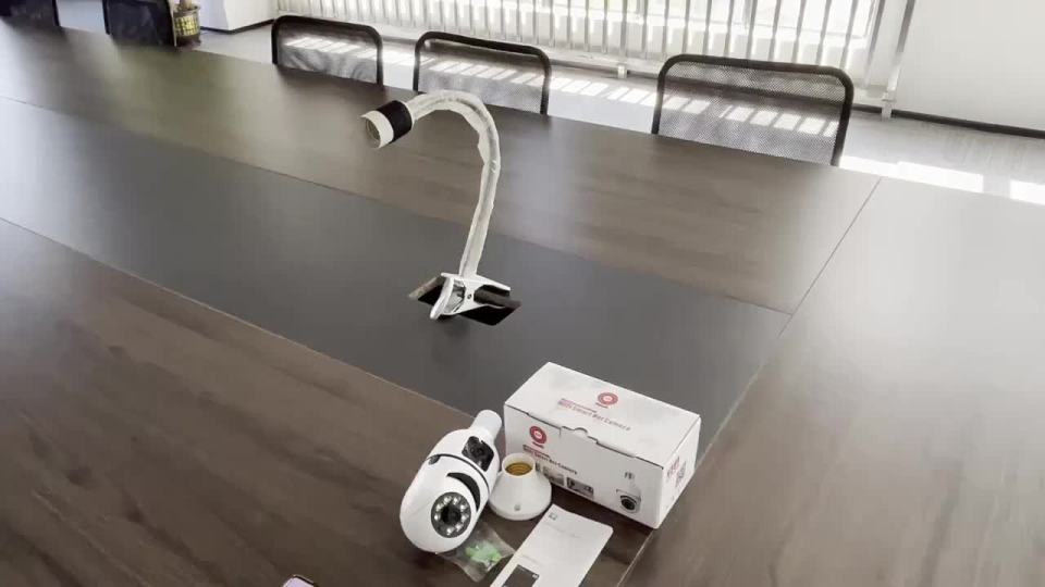 CCTV Bulb Camera Dual Lens 360° Panorama 1080P HD Wireless Auto Tracking With Audio And Speaker Outdoor Smart Cameras