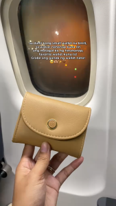 MICHAELA Oval Flap Small Wallet for School Office Daily Chic Women Girls Short Wallet WP5513011 LX