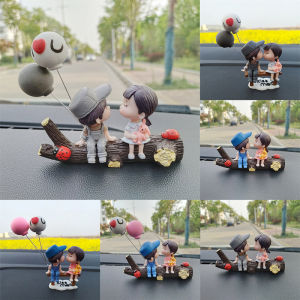 【YIDEA HONGKONG】Noggle Doll Couple Doll Balloon Jewelry Car Dashboard Car Interior Dashboard Decoration Ladies Girl Gift