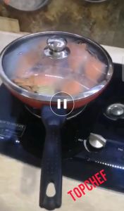 28cm Korean Deep Frying Wok Non-Stick Ajaib - Top Chef's Choice with Tempered Glass Lid and Free Wooden Ladle - Die Cast Aluminium, Eco-Friendly, PFOA-Free