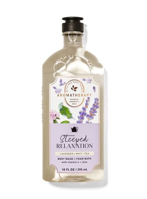 Bath and Body Works Aromatherapy Steeped RELAXATION lavender