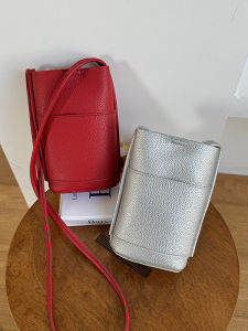 Korean Style Minimalist Crossbody Phone Bag Small Vertical Leisure Walking Womens Mini Bag Lightweight Compact Mobile Phone Pouch