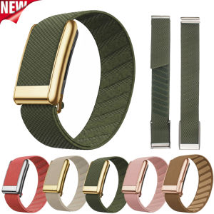 NEW Sports Nylon Band for Whoop 5.0 Strap for WHOOP 5.0MG Woven Elastic Strap with Gold/Silver/Rose Gold Metal Frame