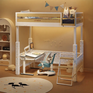 Loctek | Electric Adjustable Intelligent Bed for Small Spaces and Children Also Functions as Desk