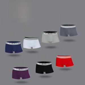 Pure Cotton Boxer Shorts for Men Breathable Sporty Red Four Corner Briefs Chinese Zodiac Year Gift Box CK&lin mid Waist Underwear