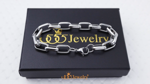 555jewelry สร้อยข้อมือ สแตนเลส สตีล แท้ แฟชั่น ผู้ชาย ดีไซน์ โซ่ เท่ๆ รุ่น MNC-BR777