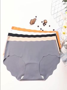 COMBO 10 Quần lót nữ kháng khuẩn không đường may chất vải su lạnh siêu mềm siêu mát kết hợp vải đáy cotton y tế kháng khuẩn chống viêm - Quần chip nữ - Quần lót nữ su đúc - Quần lót không đường may - QLN112