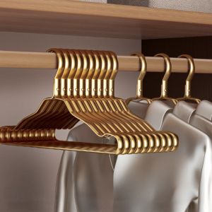 Clothes Hangers Metal Smooth Surface Shirt Dress Hanger Durable Heavy Duty Coat Hangers Standard Hangers for Jacket Trouser