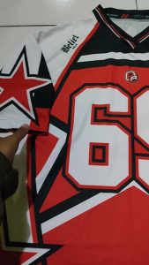 JERSEY ANAK VINTAGE NUMBER REDSTAR69 OVERSIZE / JERSEY RUKBY / JERSEY BASEBALL