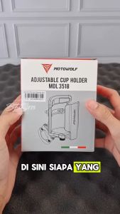 MOTOWOLF Bottle Holder Adjustable Lock Holder Tuas pengunci Bracket Stang Spion