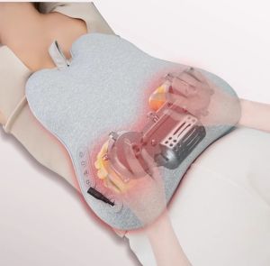[SG Ready Stocks]Smart Waist Massage Cushion Hot Compress Massage Massage Shoulder Neck Waist Abdominal Massage Pillow