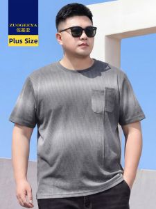 Zuogeeya | Summer New Fashion Gradient Round Neck Large Size T-Shirt