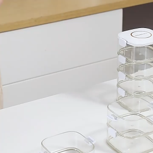 Ready Stock - Multi-Layer Spice Organizer Box - Space Saving | Double Seal | Stackable Design | Moisture Proof