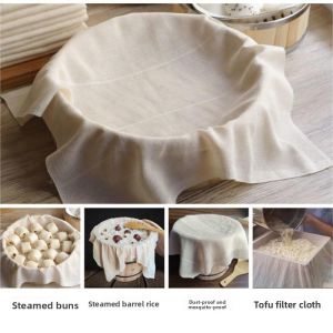 MONLEYTA | Pure Cotton Steaming Cloth Food Grade Non-Stick Home Use Steamed Buns Bean Paste Filter For Dumplings And Tofu Steaming