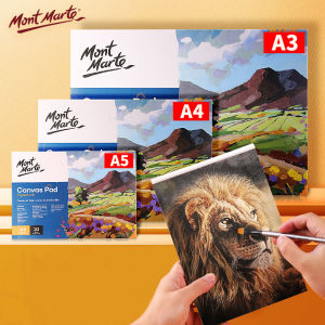 Mont Marte A3/A4/A5 oil painting Cotton Canvas Pad 10 Sheet 280gsm Students Oil Painting Canvases Pad Is Easy To Carry Oils Acrylic Painting art supplies