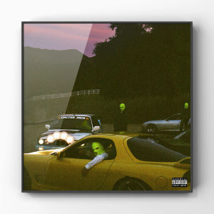 Travis Scott Peripheral Album Cover Decorative Painting Poster Classy Slightly Luxury Painting Rap Fashion Fashion Photo Frame