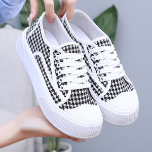 JIFANPAUL | Trendy Summer Womens Canvas Shoes Breathable Thick Sole
