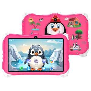 Good Quality Penguin Childrens learning Tablet 7.0-inch Ultra Clear Screen Memory 8GB RAM +128GB ROM Support 2.4WIFI