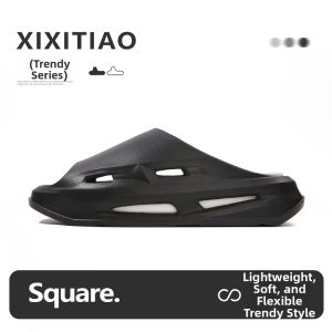 XIXITIAO | Dép Nam Mùa Hè Đế Dày Chống Trượt Màu Sắc Mát Mẻ
