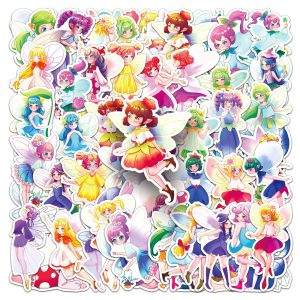 50-100PCS Fairy Cartoon Aesthetic Stickers Cute Dreamy Fairytale Waterproof Vinyl Decals for Notebook Journal Stationery Decor