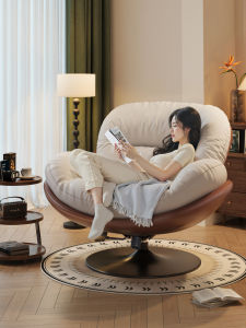 FWTDF | Rotating Reclining Single Chair Egg-shaped Design Balcony Living Room Leisure