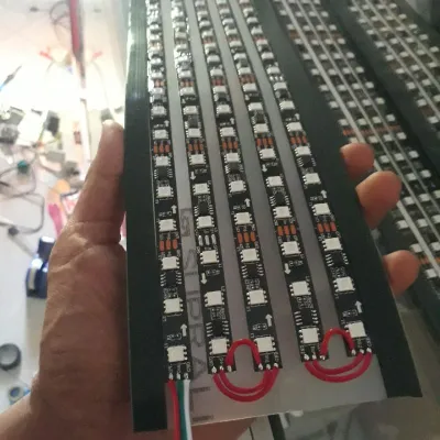 LED STROBO KACA RUNNING TEXT 5 BARIS 12V/24V