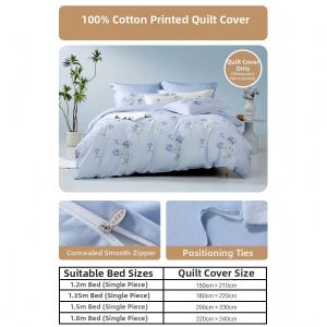 Mercury | 100% Cotton Countryside Style Duvet Cover