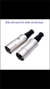 1/2 Chiếc 5 Pin DIN Nam Cắm Micro MIDI Kết Nối Âm Thanh Adapter Cho Cáp MIC