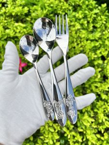 Clearance Genuine Goods WMF Kids Cartoon Tableware 18/10 Steel Spork Suit Baby Rice Spoon Spoon Fork