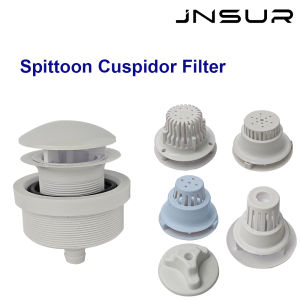 JNSUR Dental Chair Spittoon Filter Dental Unit Plastic Filter Mesh Ceramic Cover Dental LidClinic Material Dentistry Accessories