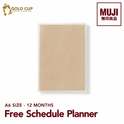 MUJI Free Schedule Planner - A6 (12 months)