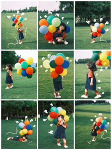 ETY | Colorful Macaron Birthday Decorations for Outdoor and Childrens Party