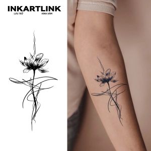 Tem Nhãn Dán Hình Xăm Tạm Thời Hoa Sen Của INKARTLINK Chống Nước Bán Vĩnh Cửu Giữ Được Đến 15 Ngày Dành Cho Độ Tuổi Từ 14 Trở Lên