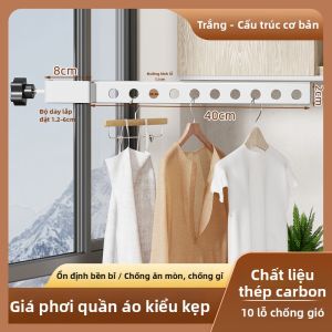 KUWUBIANJING | Giá Phơi Đồ Trên Lan Can Ban Công