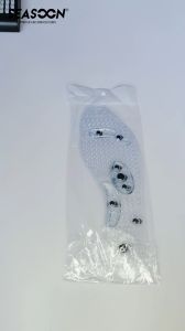 Men and Women Fashion Magnetic Therapy Insole Transparent Silicone Anti-fatigue Health Care Massage