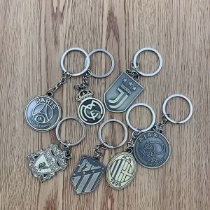 Ganci Keychain Tas Mobil Motor Klub Sepak Bola Barca Madrid Juve Roma Milan Munchen Dortmund PSG
