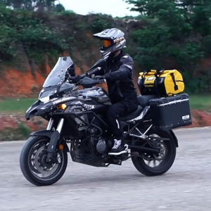 SltcrPasion Motorcycle Bag Back Seat Bag Dry Duffel Bag Carrier Reflective Multi Purpose Motorcycle Beg Kering Kalis Air Motorcycle Touring Travel MOTOWOLF