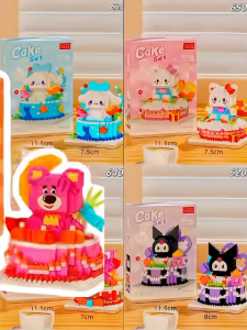 Mr toys Mainan Bricks Block Seri Kue Kuromi Hello kitty Lotso Model Mainan Edukasi Mainan Anak Mainan Anak Pendidikan Kecerdasan