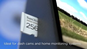 SANDISK High Endurance Micro SD card ของแท้ 128GB (100/40MB/s) UHS-IU3V30เมมC104K Memory Card SD เมมโมรี่การ์ด กล้องหน้ารถ วงจรปิด SDcard แท้