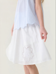 Marc&Janie | Spring Floral Patterned Cotton Mid-length Skirt