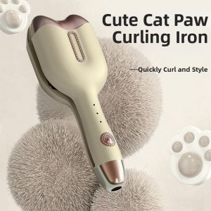 Egg Roll Hair Curling Iron French Style Big Curl Egg Cake Electric Clamp Water Wave Texture 32mm2134 Home Travel Salon Use